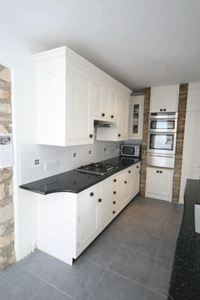Panorama of Bespoke Galley Kitchen, Seven pictures (Total 3.0 MB)
